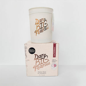 Secret Fortune Candle: Dare BIG. Fear small.